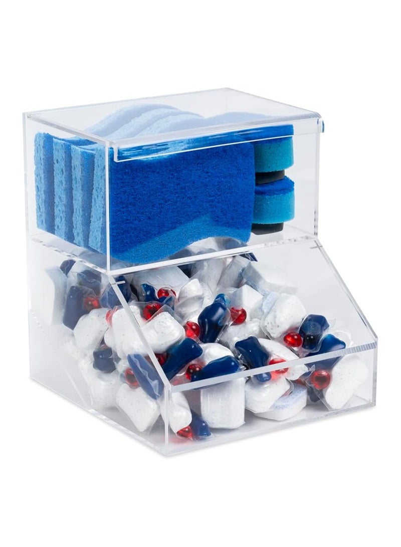TPGP Dishwasher Pod and Sponge Acrylic Holder - Image 1