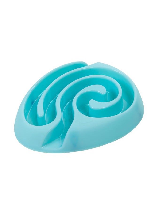 KruUSe BUSter Dogmaze Activity Challenge Food Dish, Mini, Light Blue - Image 1
