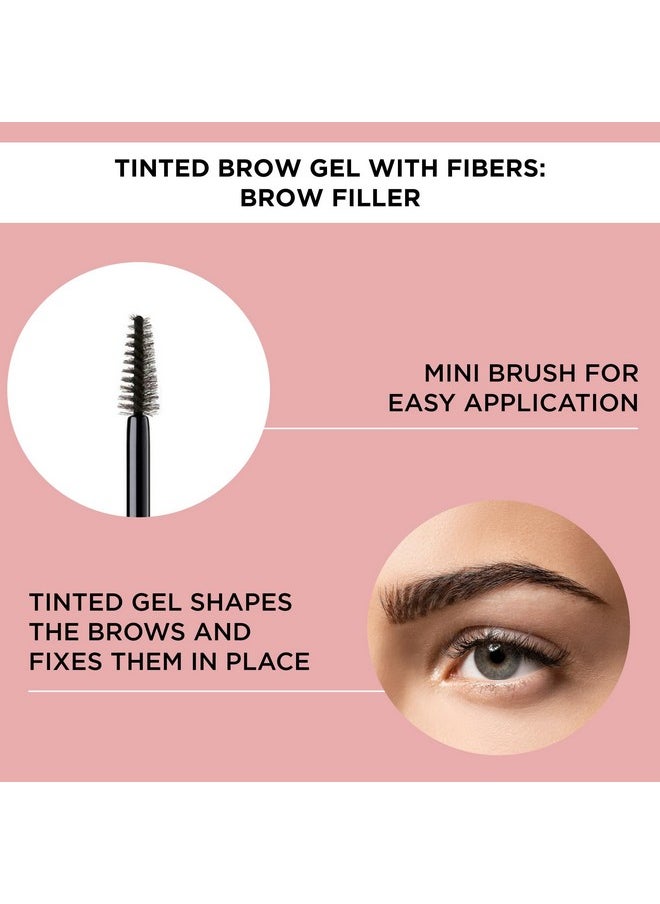 ARTDECO - ARTDECO Brow Filler - Brown N°03 - Make Brows Fuller & Thicker - Tinted Gel Shapes, Defines Brows & Fixes Them in Place - Mini Brush for Easy Application - Eyebrow Gel - Eye Makeup - 0.24 Fl Oz - Image 1