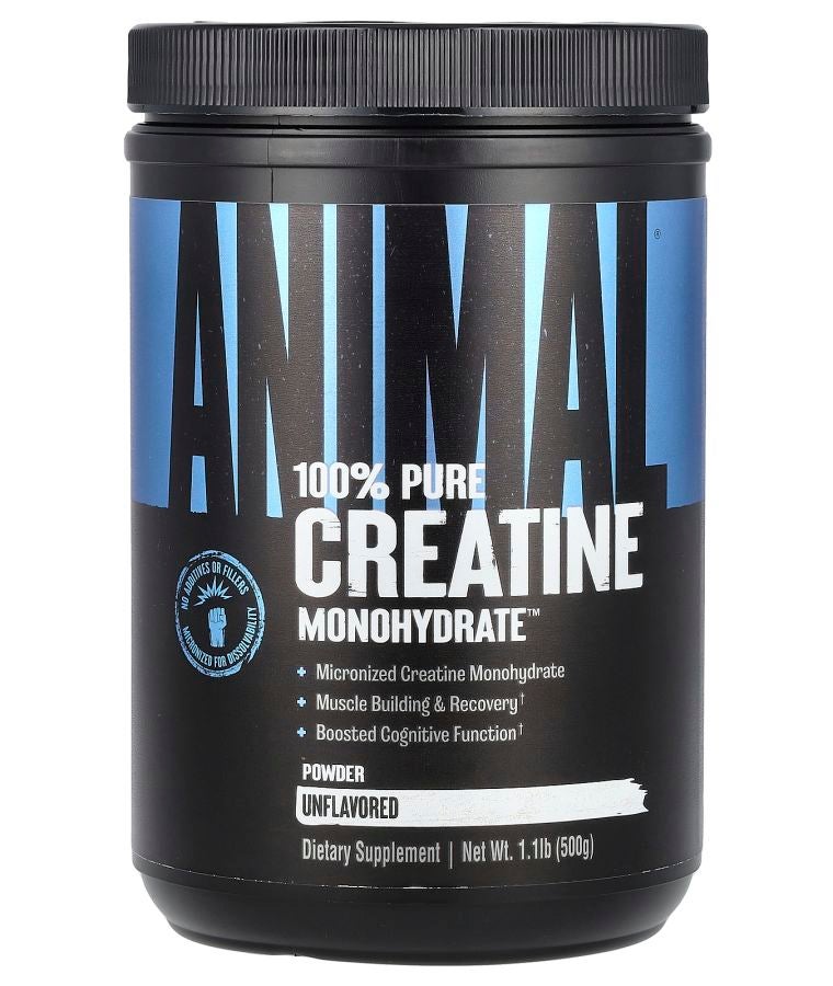 100% Pure Creatine Monohydrate™ Powder Unflavored 1.1 lb (500 g)