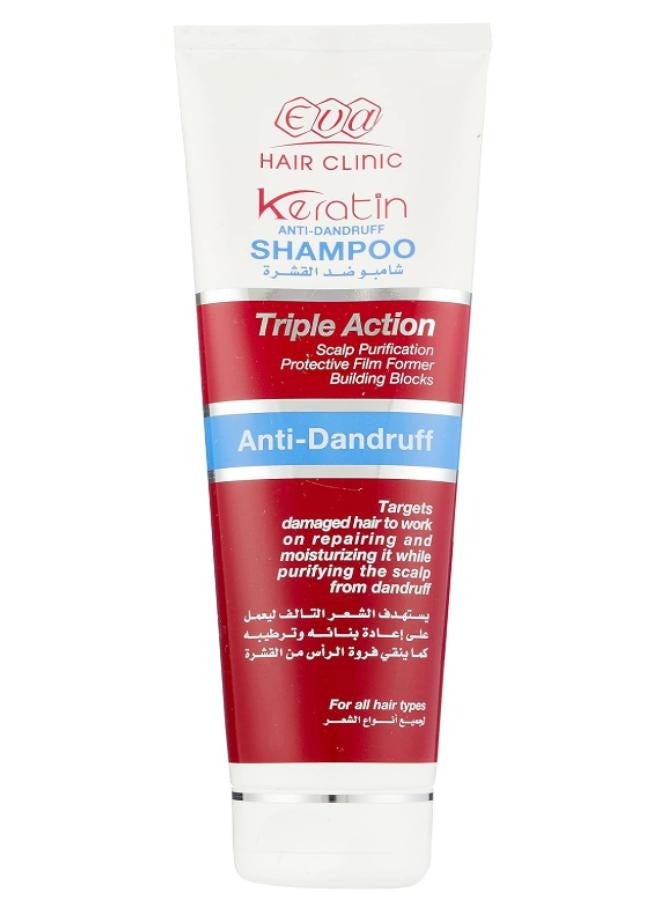 Hair Clinic E-Keratin Anti-Dandruff Shampoo 230 ml
