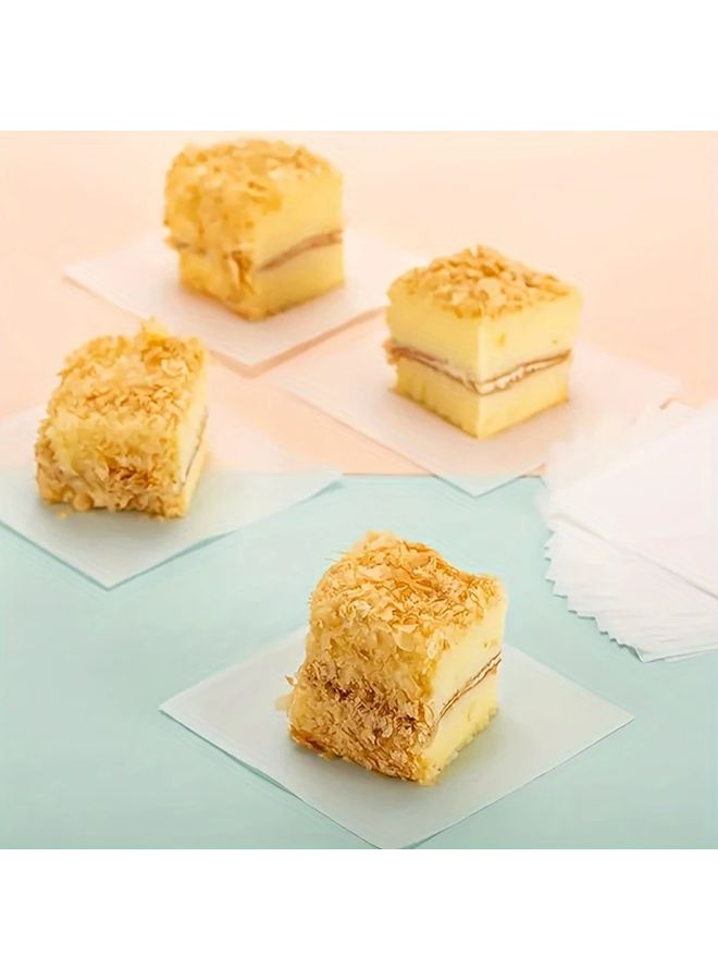 Brown Hamburger Patty Paper 100pcs Non Stick Waterproof Oil Resistant For Baking BBQ Cakes Food Grade - Image 2