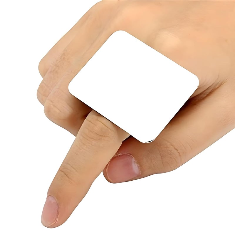 Trendy Look Trendy Finger Ring Makeup Mixing Palette  Reusable Stainless Steel Mixing Plate for Foundation Eyeshadow Nail Gel  Pigments - Image 1