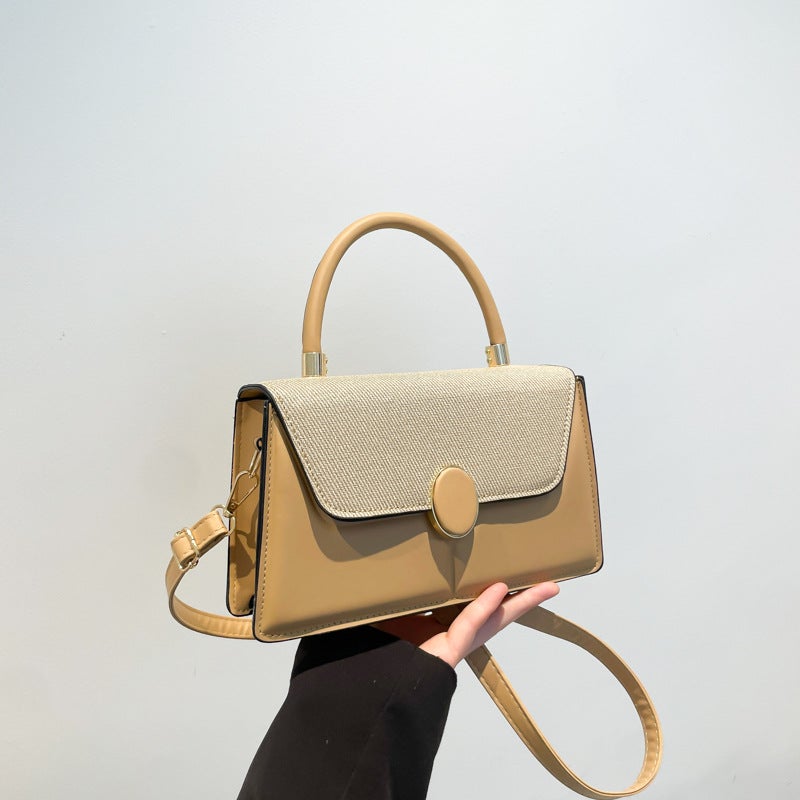 Niche High-End Design Handbag 2025 Summer Fresh And Beautiful Simple High-Face Value Elegant Shoulder Bag - Image 1