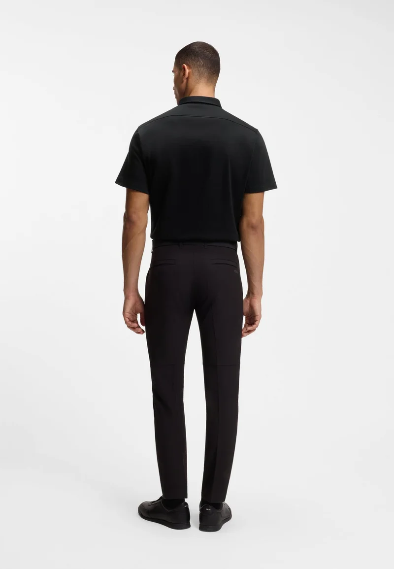 BOSS Regular-fit shirt in wrinkle-resistant cotton jersey