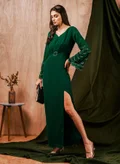 ميش emerald green