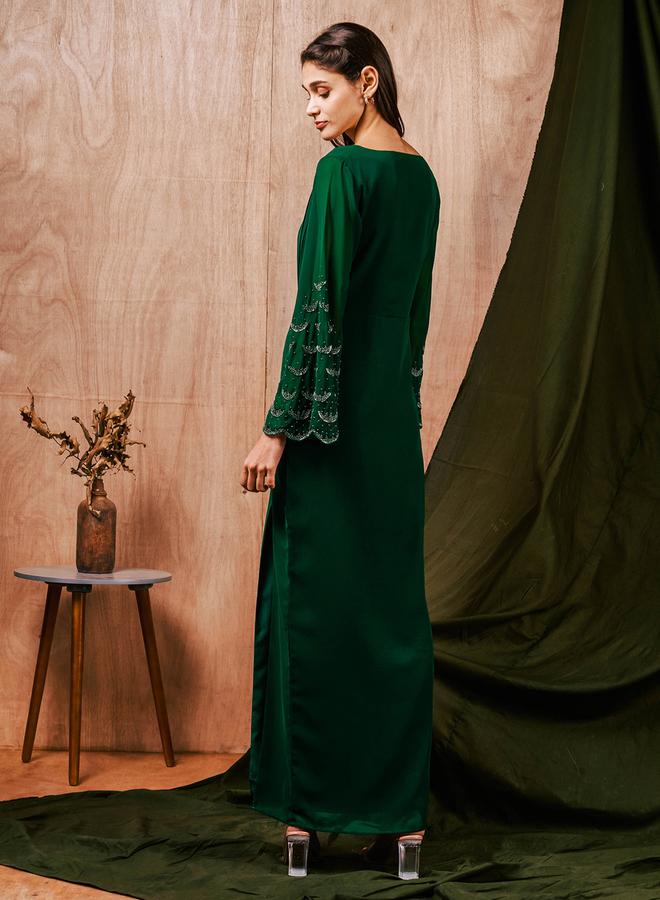 Mish Emerald Evening Dress - Image 5