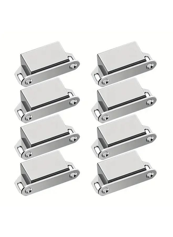 8pcs Magnetic Door Snap Cabinet Closer Tool Free Installation Modern Accessory - Image 1