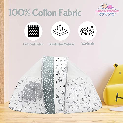 Infantbond Baby Bedding | bed | Sleeping bag | Essential (0-6) (pack of 15) (Grey Moon) - Image 4