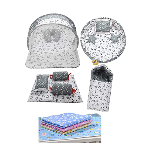 Infantbond Baby Bedding | bed | Sleeping bag | Essential (0-6) (pack of 15) (Grey Moon) - Image 1