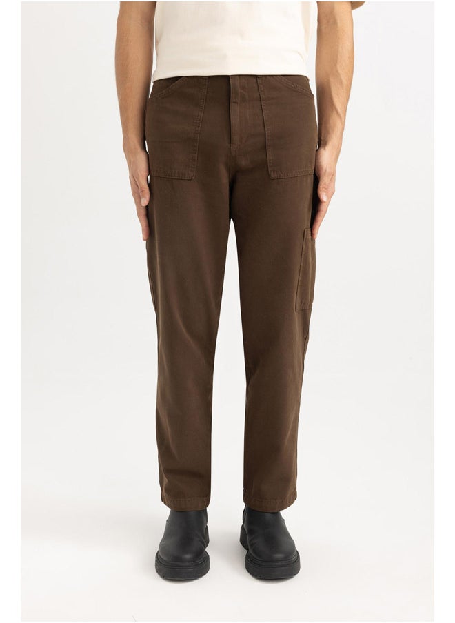 DeFacto - Man Straight Fit Woven Trousers - Image 1