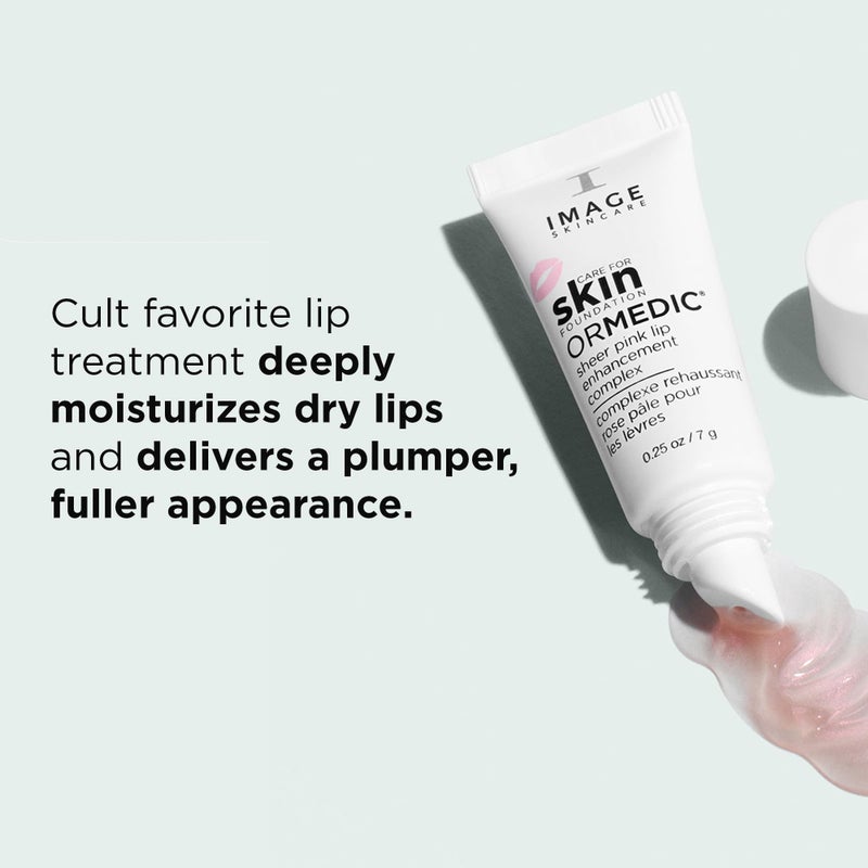 IMAGE Skincare, ORMEDIC pH Balancing Lip Enhancement Complex, with Avocado Oil & Vitamin E for Deep Hydration, Sheer Pink, 0.25 fl oz - Image 3