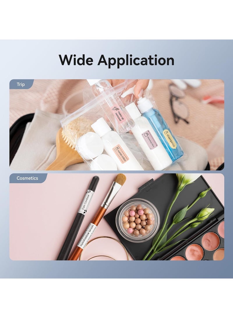 Pink D11-H Label Printer, Upgraded Resolution, Bluetooth, Portable Thermal Printer, 15mm Width, Sticker Maker for Clothing Organizing Home Office School Food, 300dpi Tape, New Version Land Maker Mac - Image 5