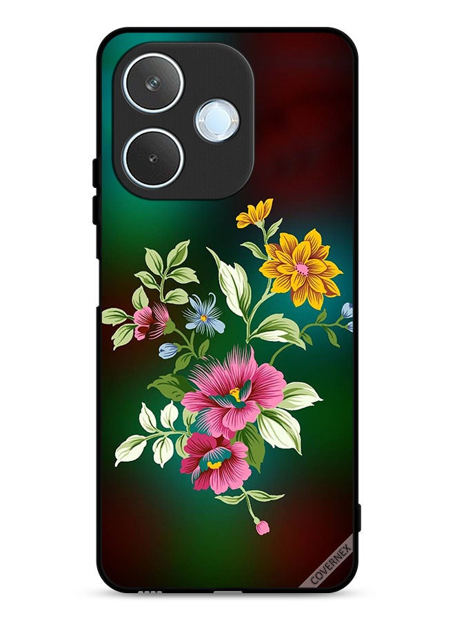 Covernex Oppo A5 Pro Protective Case Cover HD Flowers - Image 1