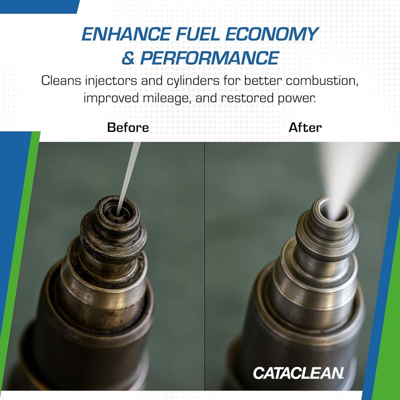 منظف نظام الوقود والعادم Cataclean – اجتياز اختبارات الانبعاثات – مسح أضواء فحص المحرك – استعادة المحولات الحفازة، مرشحات DPF وتنظيف أنظمة الوقود، 16 أونصة (120007) - Image 3