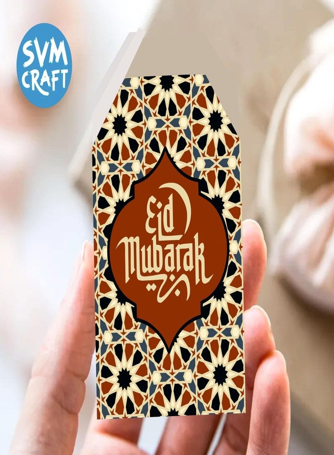 SVM CRAFT مجموعة بطاقات هدايا عيد مبارك من SVM CRAFT®، 100 بطاقة، بطاقات رمضان مبارك، بطاقات هدايا العيد - Image 5