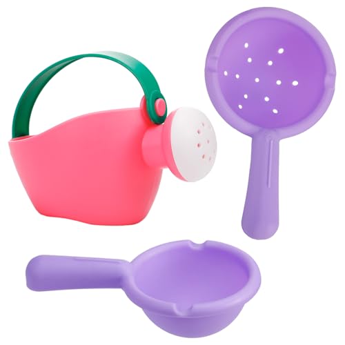 Biubee Small Soft Bath Toys for Toddlers 13 Super Easy to Clean Water Table Toys Baby Tub Swimming Pool Toy Fun Tactile Training Newborn Gifts 3Packs Pink - Image 1