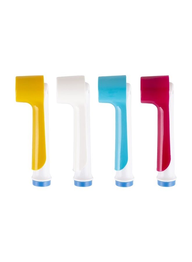 ibrush 4 Pieces Colorful Toothbrush Replacement Head Protecting Cover Compatible with Oral-B Electric Toothbrush - Image 1