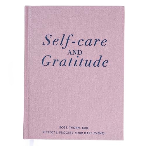 Graphique Self-Care Journal - Gratitude - 256 Pages - Weekly Quote & Daily Fill in Interiors - Hardbound Fabric Cover - Ribbon Marker (6" x 8") - Image 1