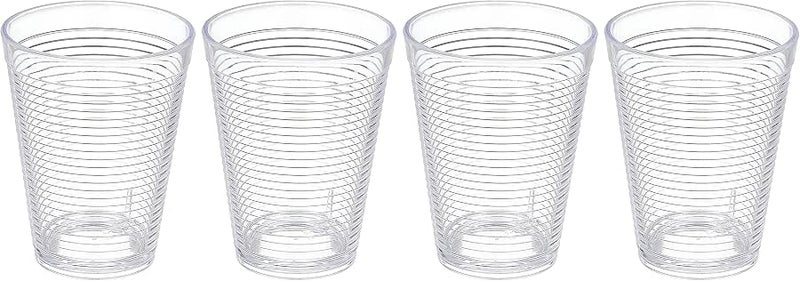 Omada Samba Drinkware Cup Set, 275 ml - Clear