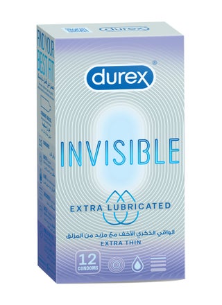 Invisible Extra Thin Lubricated Condoms