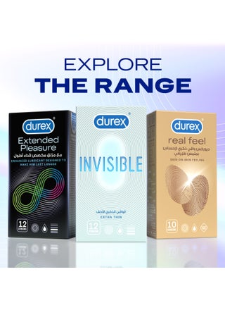 Invisible Extra Thin Lubricated Condoms