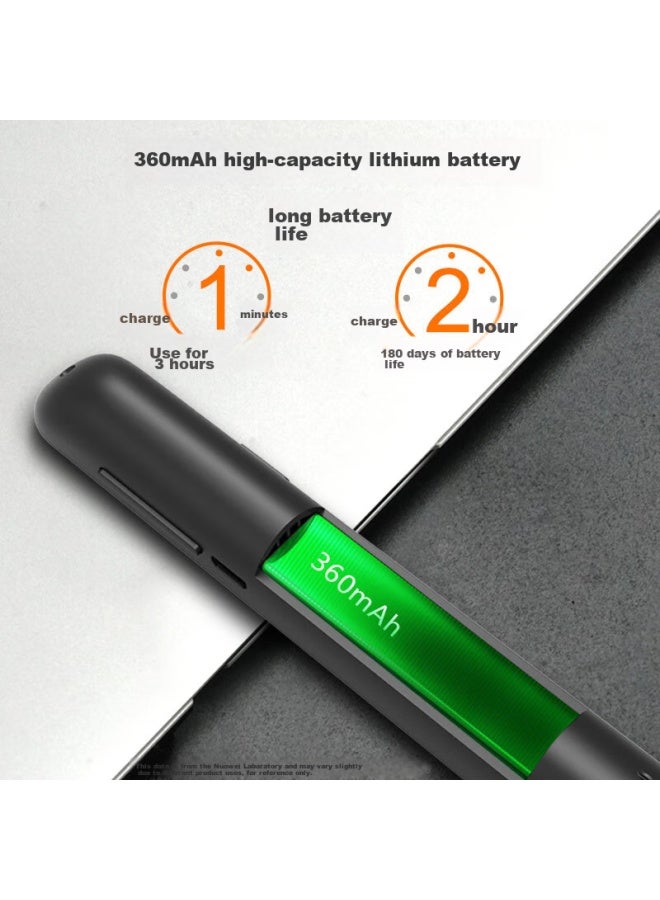 Norwii Host's Wireless Rechargeable Audio-controlled Pen For Weddings And Events, Music Video Remote Control Pen For Song Selection And Volume Adjustment, Black Host's Pen N76m - Image 2
