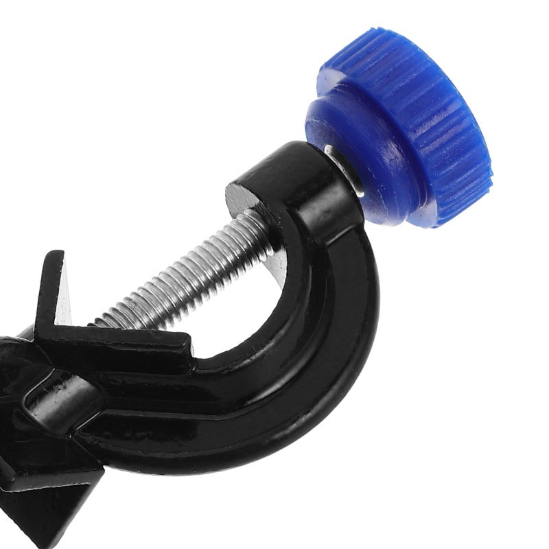 Large Aluminum Lab Rod Clamps 4pcs Dual Screw Tops Heavy Duty Retort Stand Clips - Image 4