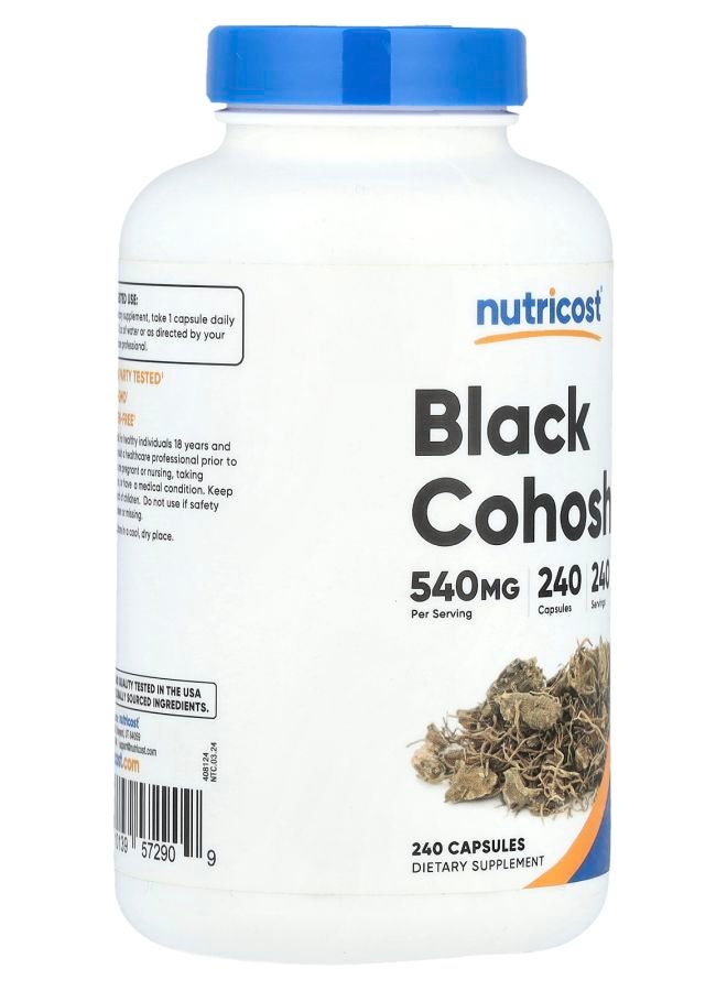 Nutricost Black Cohosh 540 mg 240 Capsules - Image 2