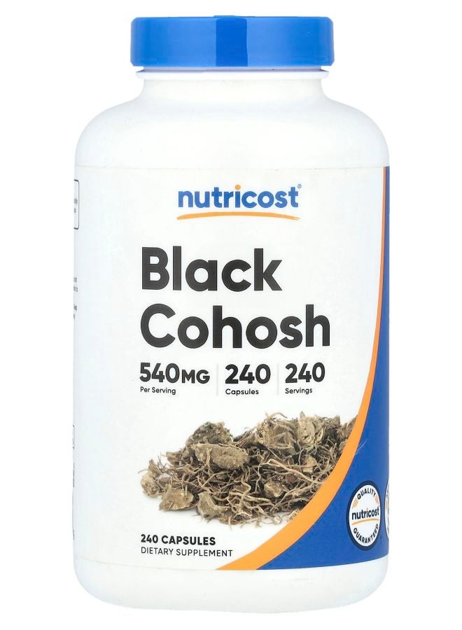 Nutricost Black Cohosh 540 mg 240 Capsules - Image 1
