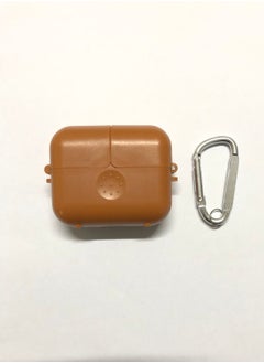 Generic Protective Case With Keychain For Apple AirPods Pro brown 
