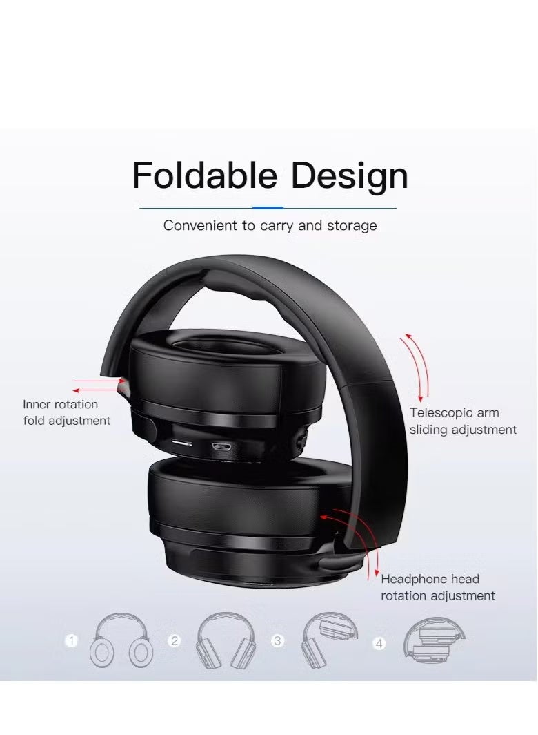 Awei A780BL Wireless stereo Headphone With Microphone Deep Bass - Black - Image 3