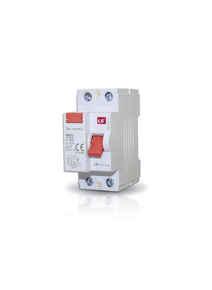 40A 2P ELCB 30MA 240 V AC