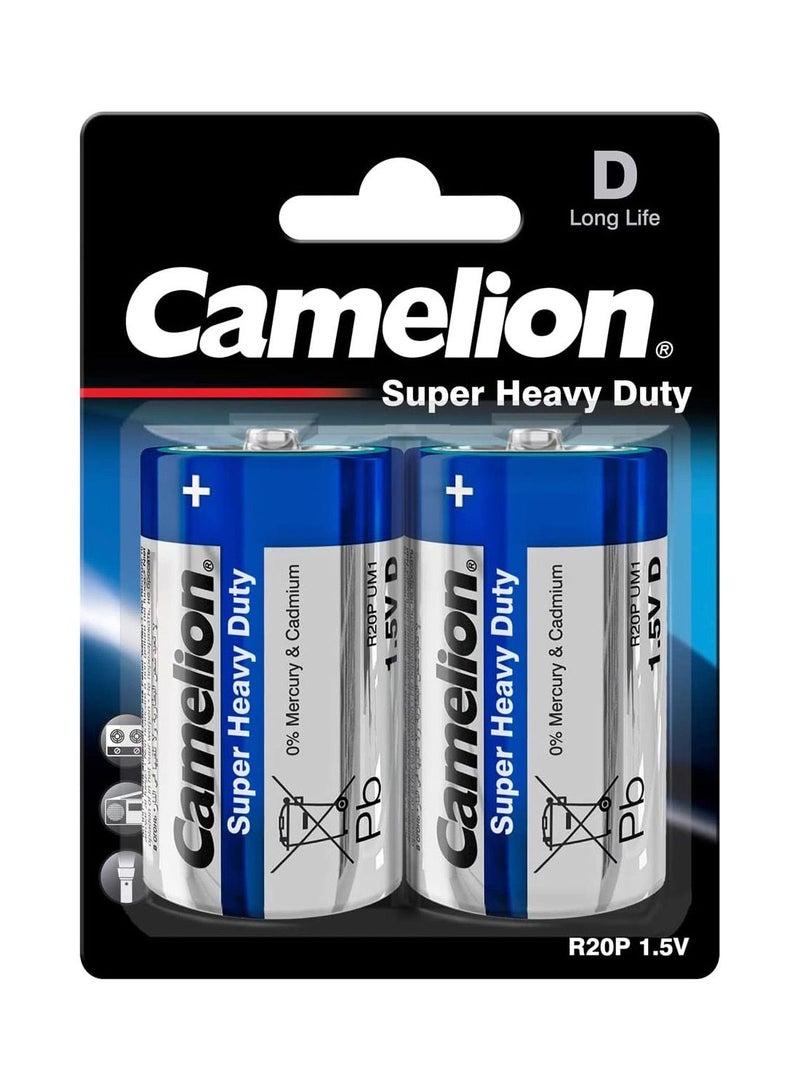 Camelion Camelion Super Heavy Duty Batteries 10200220 R20/mono/Pack of 2  - Image 1
