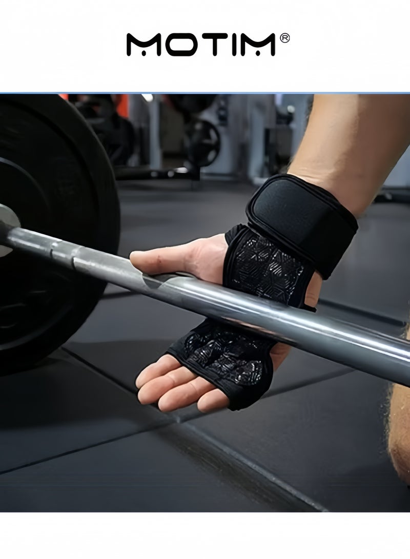 موتيم قفازات رياضية لرفع الأثقال مع دعامة للمعصم للياقة البدنية قفازات التدريب المتقاطع وقفازات رفع الأثقال - Image 5