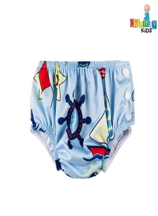 Crawl'in Reusable Swim Diaper Pants | Unisex Baby Swimwear | Adjustable & Leak-Proof | 0–36 Months | Color 47 - Image 3