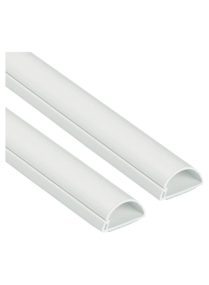 KNP KNP PVC Floor Trunking 16mm x 65mm is a practical and efficient solution for organizing and protecting electrical cables wires and other utility lines in residential commercial and industrial settings. - Image 3