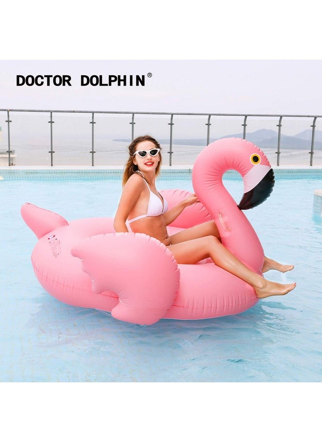 doctor dolphin Pool Floats For Adultsfloaties For The Pool With Comfortable Handles Inflatable Giant Swan Pool Lounge…  - Image 4