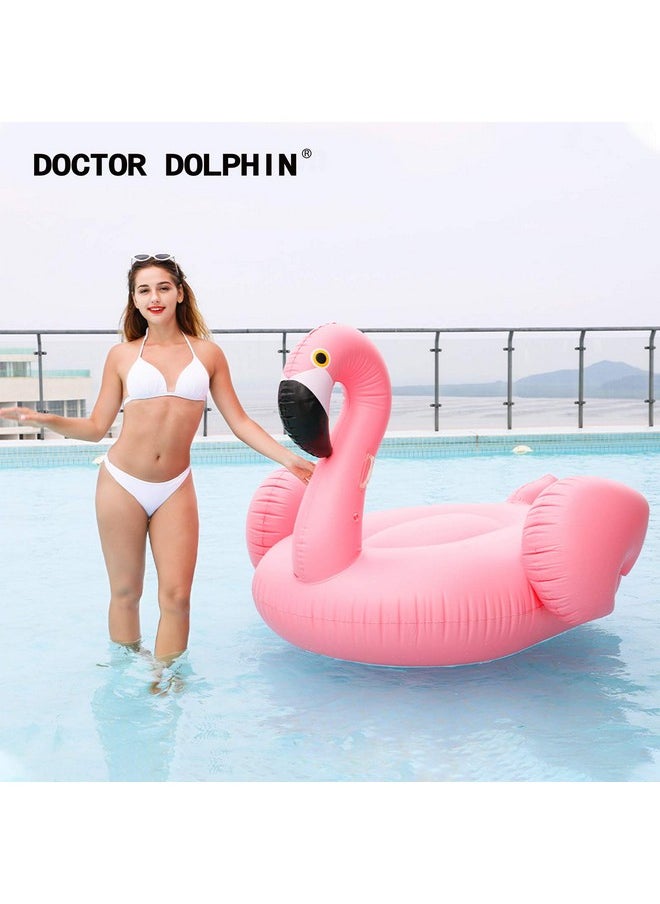 doctor dolphin Pool Floats For Adultsfloaties For The Pool With Comfortable Handles Inflatable Giant Swan Pool Lounge…  - Image 2
