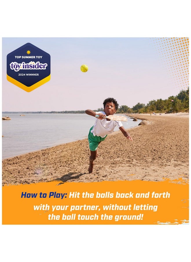 SwimWays - Hydro Paddle & Pickleball Set, Pickleball Paddles And Balls For Pool, Lake And Beach Games, Outdoor Toys For Kids And Adults Aged 5 & Up - Image 1