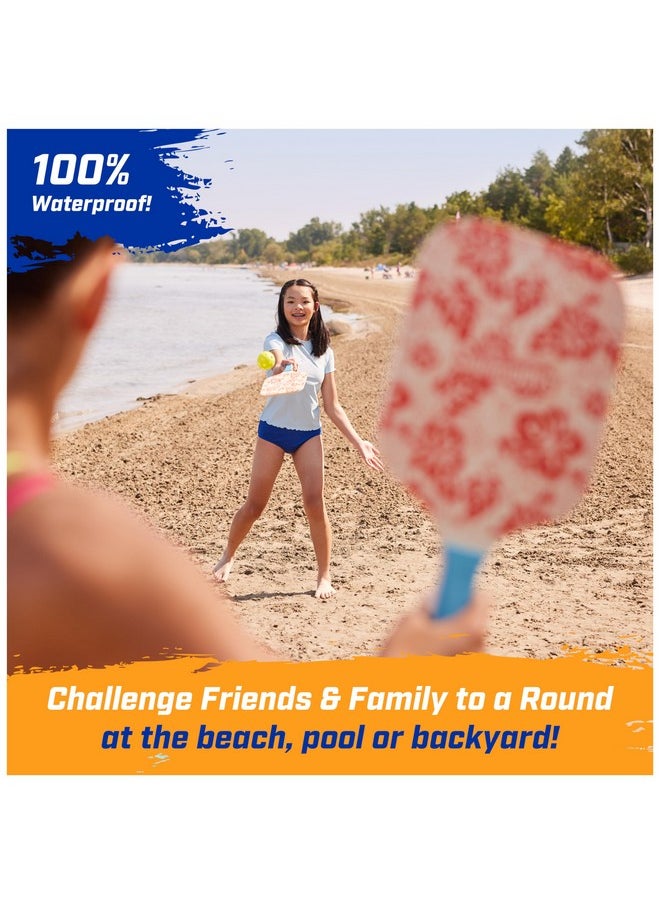 SwimWays - Hydro Paddle & Pickleball Set, Pickleball Paddles And Balls For Pool, Lake And Beach Games, Outdoor Toys For Kids And Adults Aged 5 & Up - Image 1