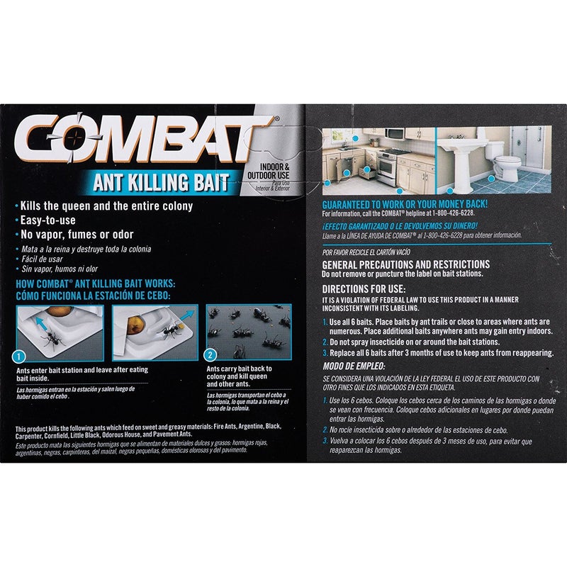 Combat Ant Killing Bait Stations, 6 Count (3 Pack) - Image 2
