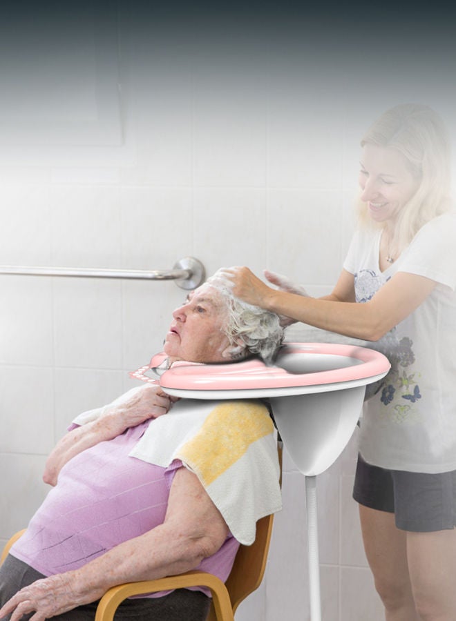 Sharpdo Inflatable Washing Hair Basin, Portable Shampoo Bowl for The Elderly, Disabled, Bedridden and Handicapped, Portable Hair Washing Sink for Pregnant Woman - Image 3