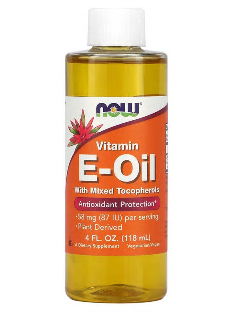 Now Foods Natural Vitamin E-Oil - Image 1