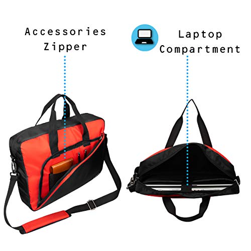 COSMUS Divine Casual Stylish Laptop Messenger Bag for upto 14 Inch Laptop Black - Image 4