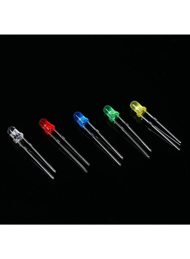 NIBEMINENT 500-Piece Bright Light Emitting Diodes Multicolour 13centimeter  - Image 2