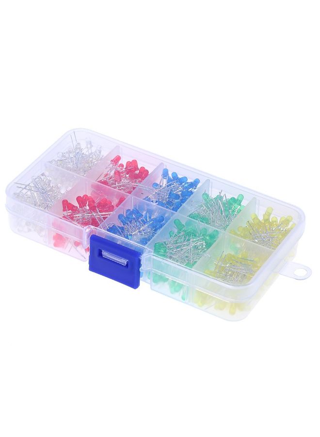 NIBEMINENT 500-Piece Bright Light Emitting Diodes Multicolour 13centimeter  - Image 4