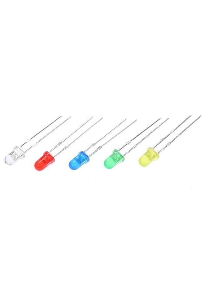 NIBEMINENT 500-Piece Bright Light Emitting Diodes Multicolour 13centimeter  - Image 3