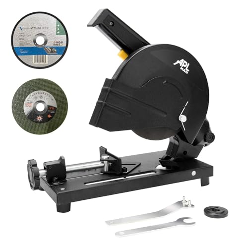 APLMAN 6 Inch Cut off Saw Metal Cutting Chop Saw Miter Saw 45° Angle iron/Rebar/Iron/Plastic Cutting - Image 2
