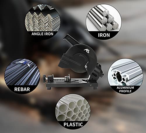 APLMAN 6 Inch Cut off Saw Metal Cutting Chop Saw Miter Saw 45° Angle iron/Rebar/Iron/Plastic Cutting - Image 5